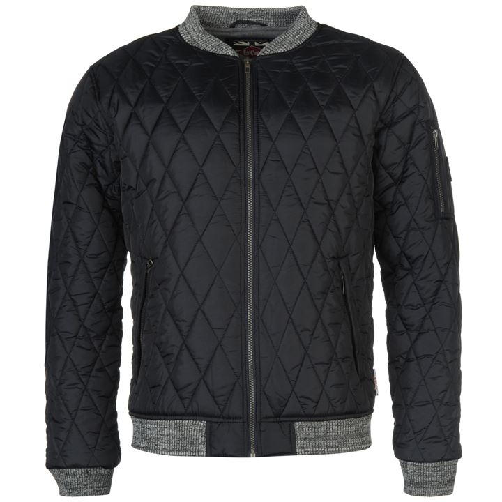 Lee cooper on sale quilted bomber